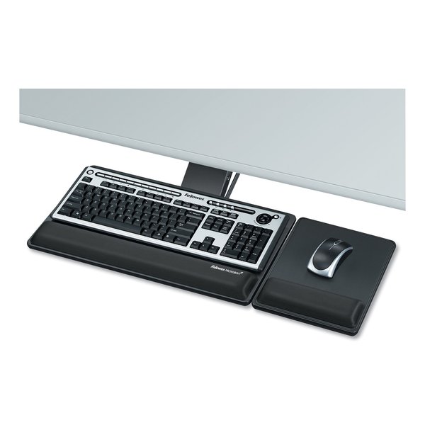 Fellowes Designer Suites Premium Keyboard Tray, 19w x 10.63d, Black 8017901